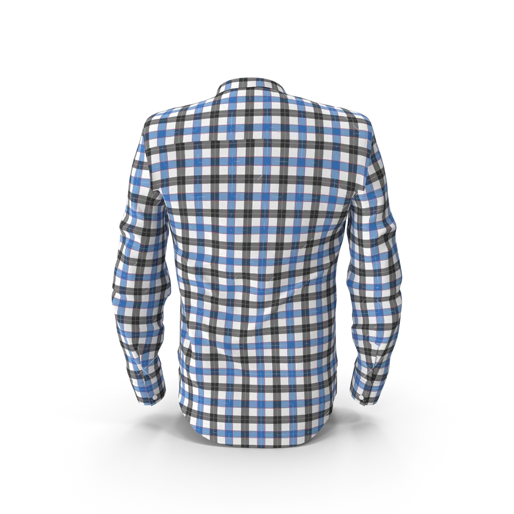 Blue & Black Check Shirt - Image 2