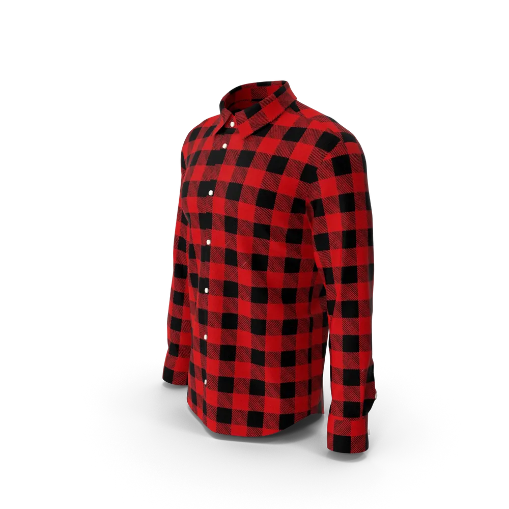 Man Plaid Shirt - Image 1