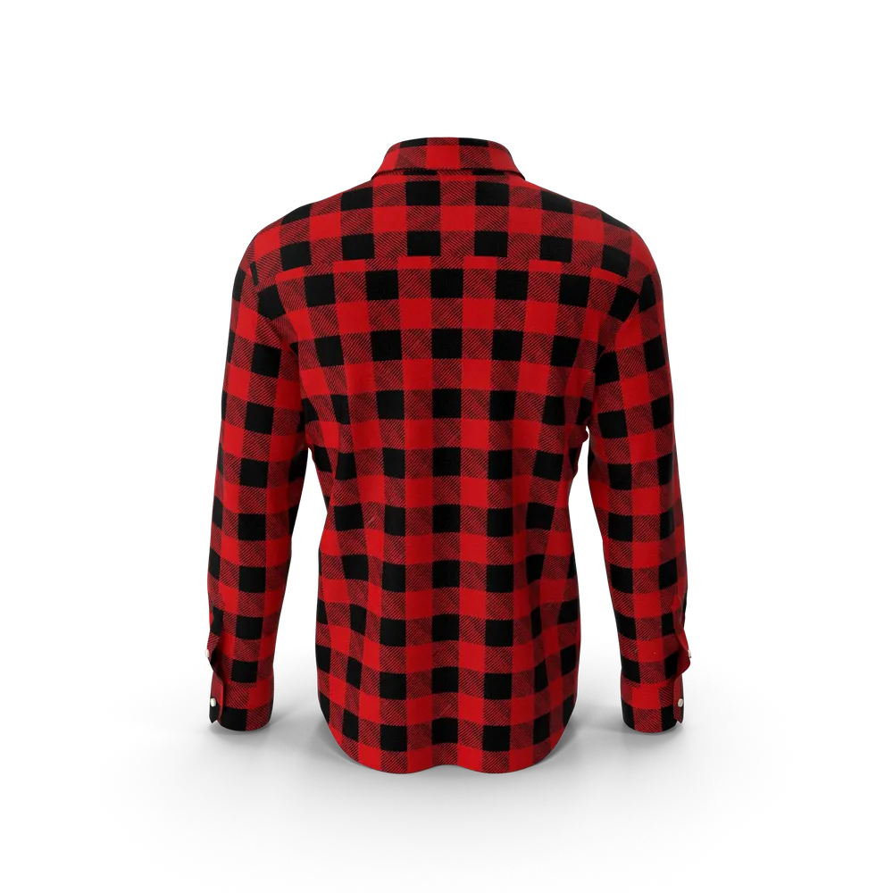 Man Plaid Shirt - Image 2