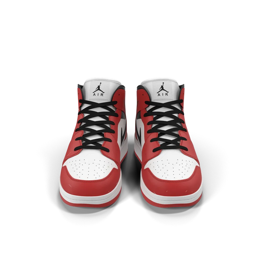 Nike Air Jordan 1 Red And Black - Image 0