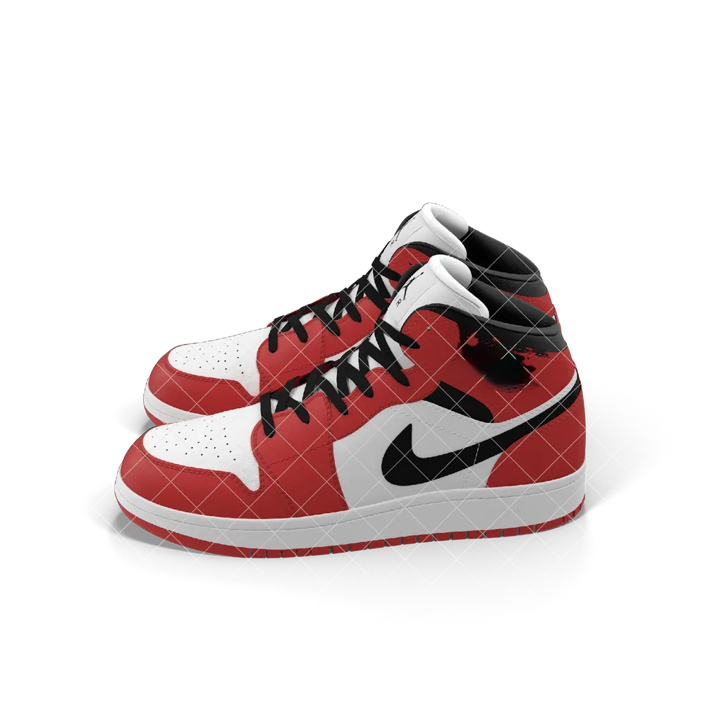 Nike Air Jordan 1 Red And Black - Image 1