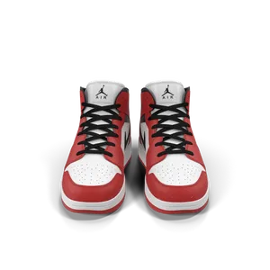 Nike Air Jordan 1 красные и чёрные
