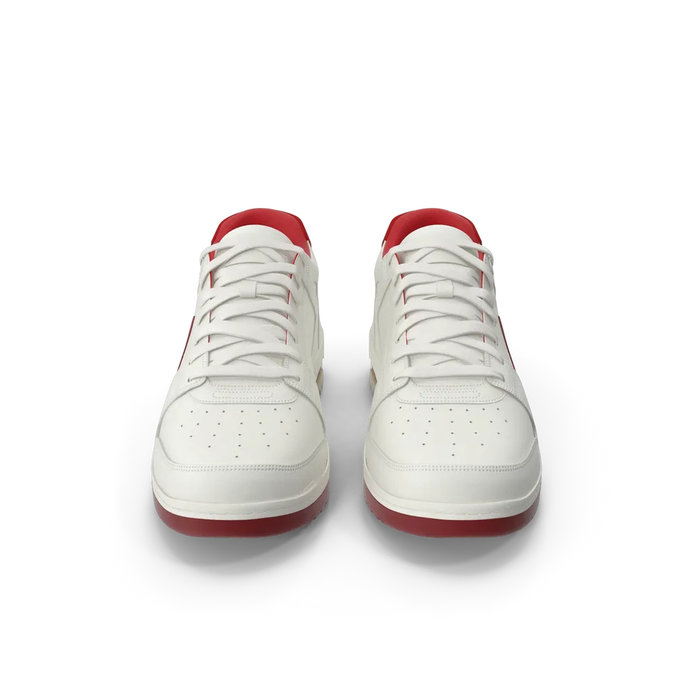 Sports Sneakers Off White Red - Image 0