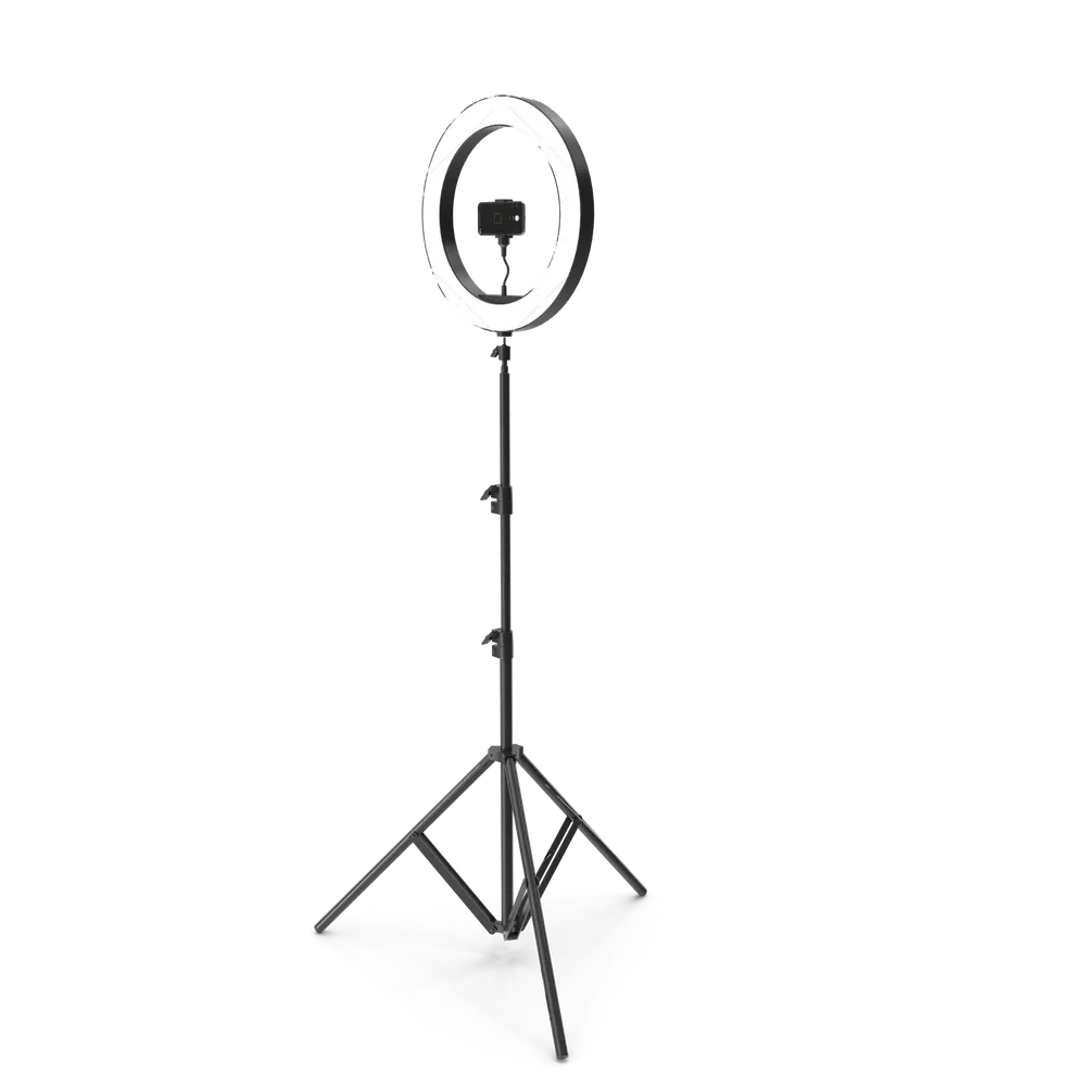 Selfie Lamp with iPhone - View 1
