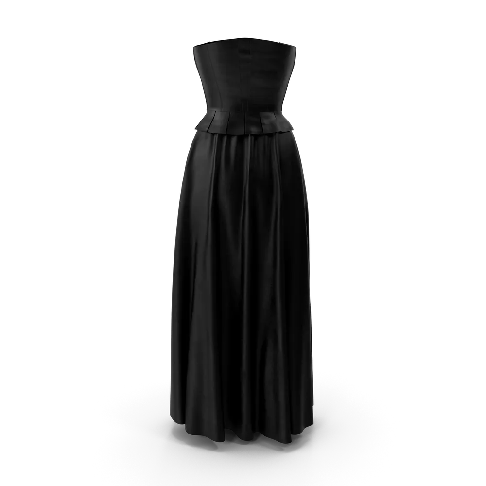 Corset With Black Skirt - View 3