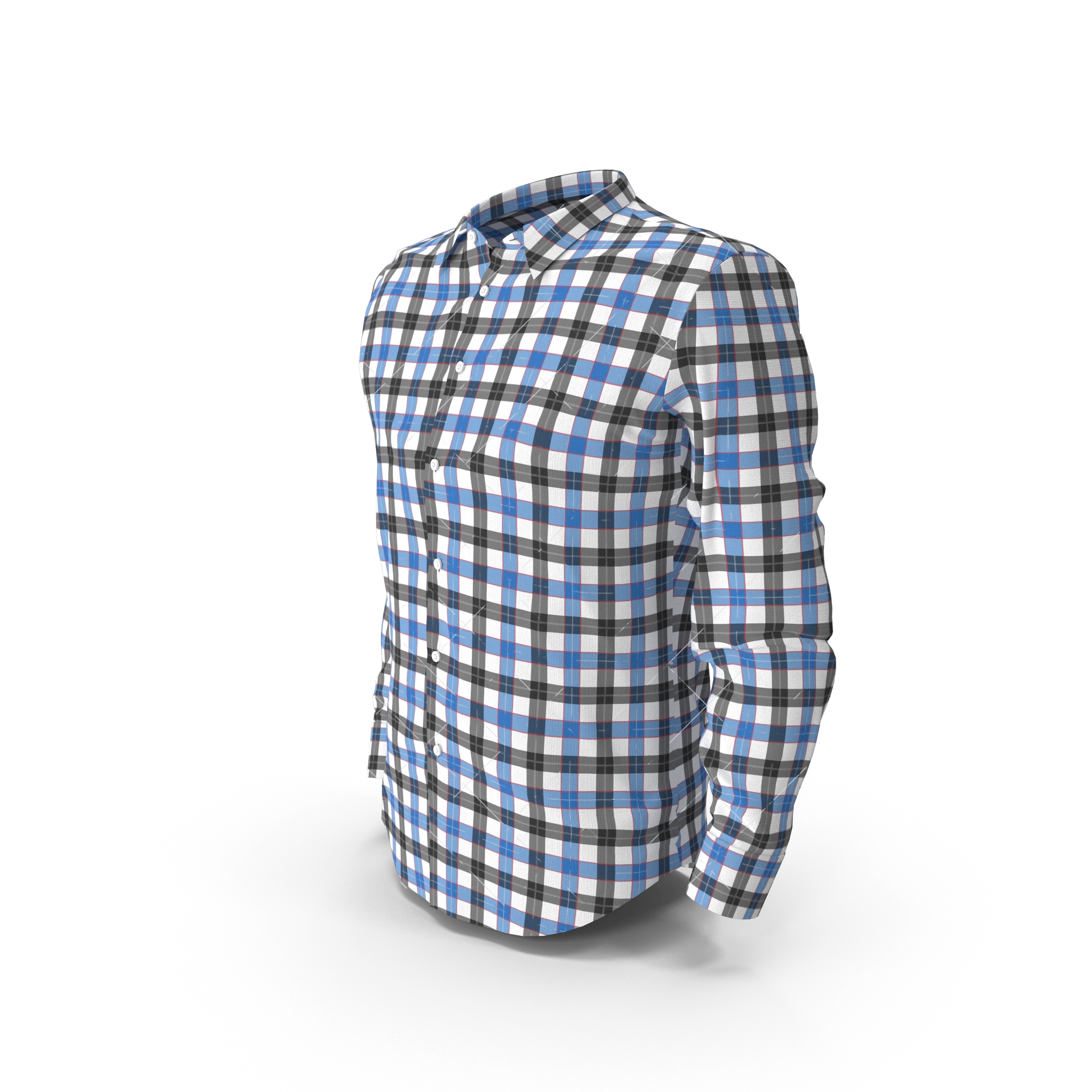 Blue & Black Check Shirt 2