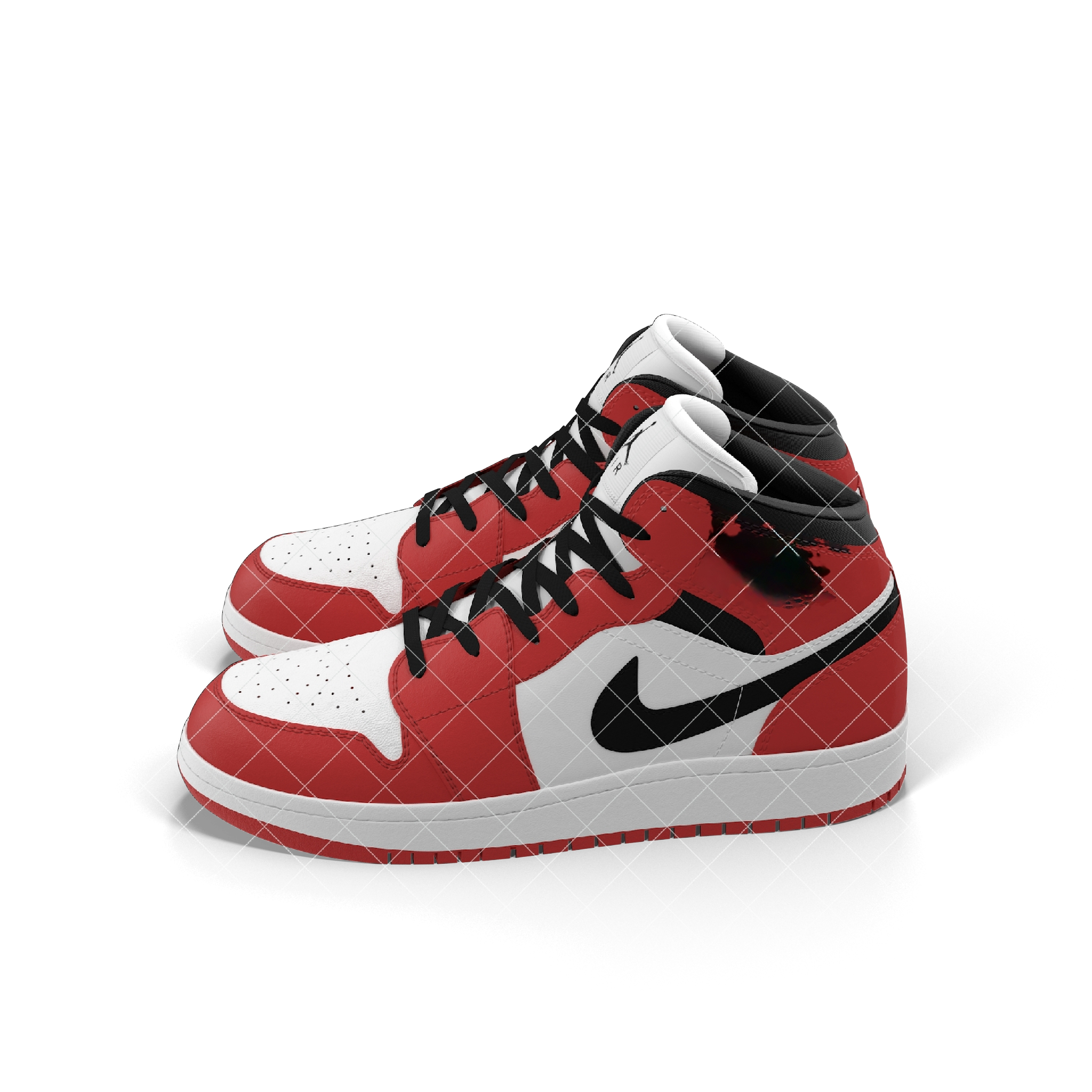 Nike Air Jordan 1 Red And Black 2