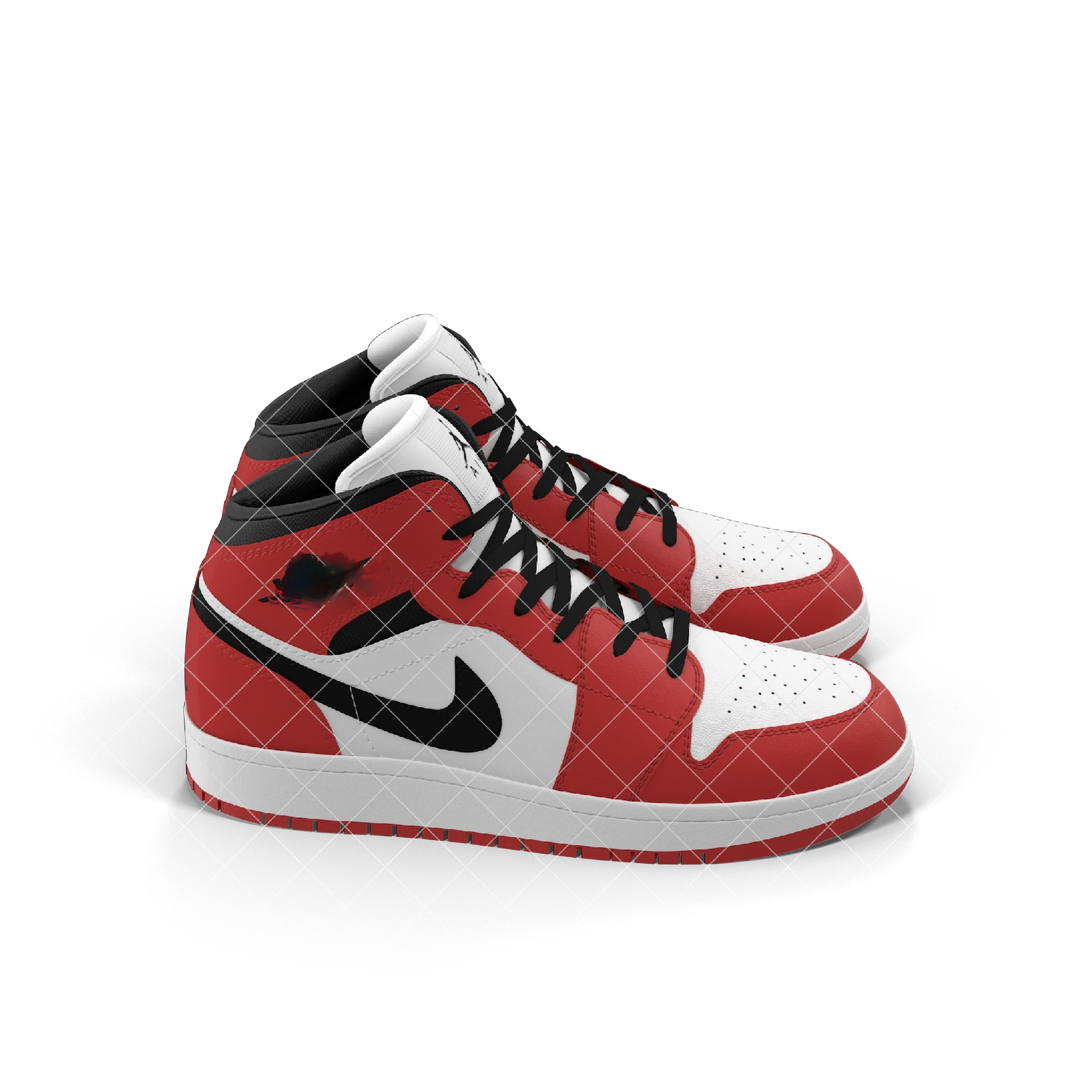 Nike Air Jordan 1 Red And Black 4