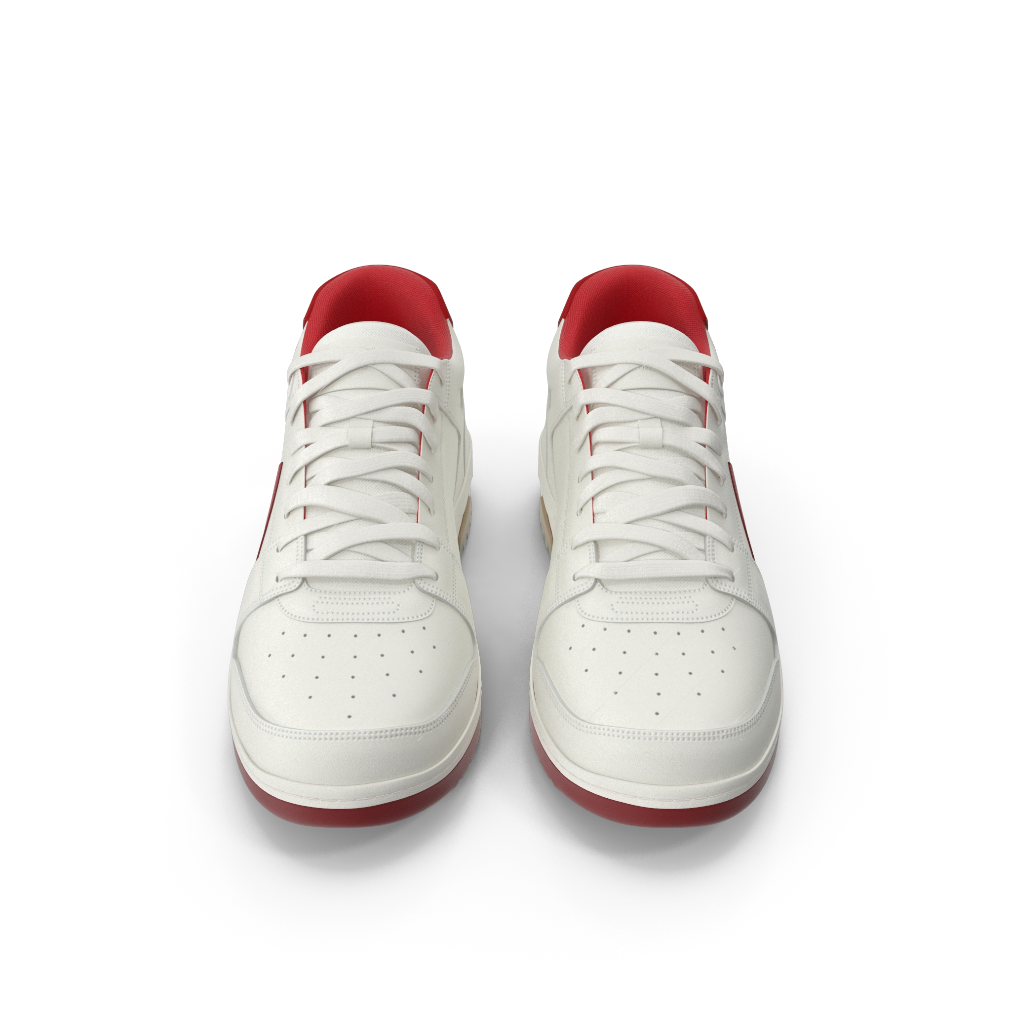 Sports Sneakers Off White & Red 3