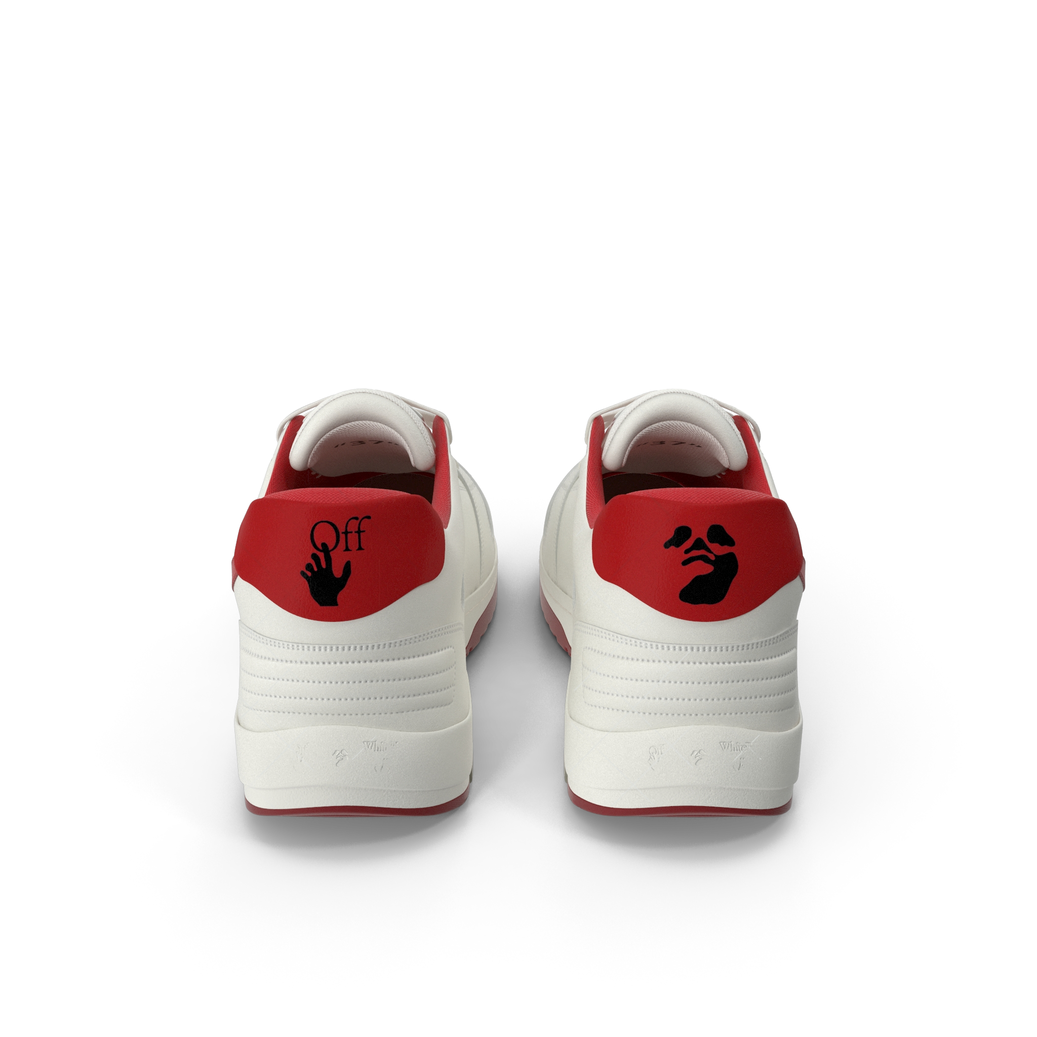 Sports Sneakers Off White & Red 4