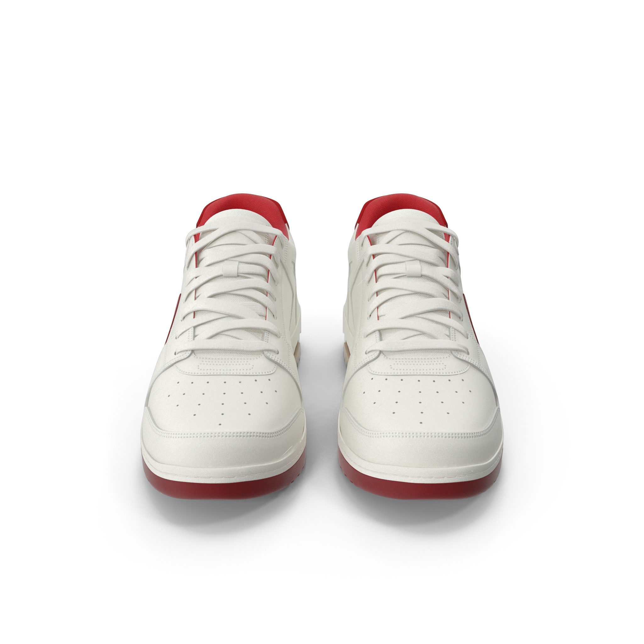 Sports Sneakers Off White Red