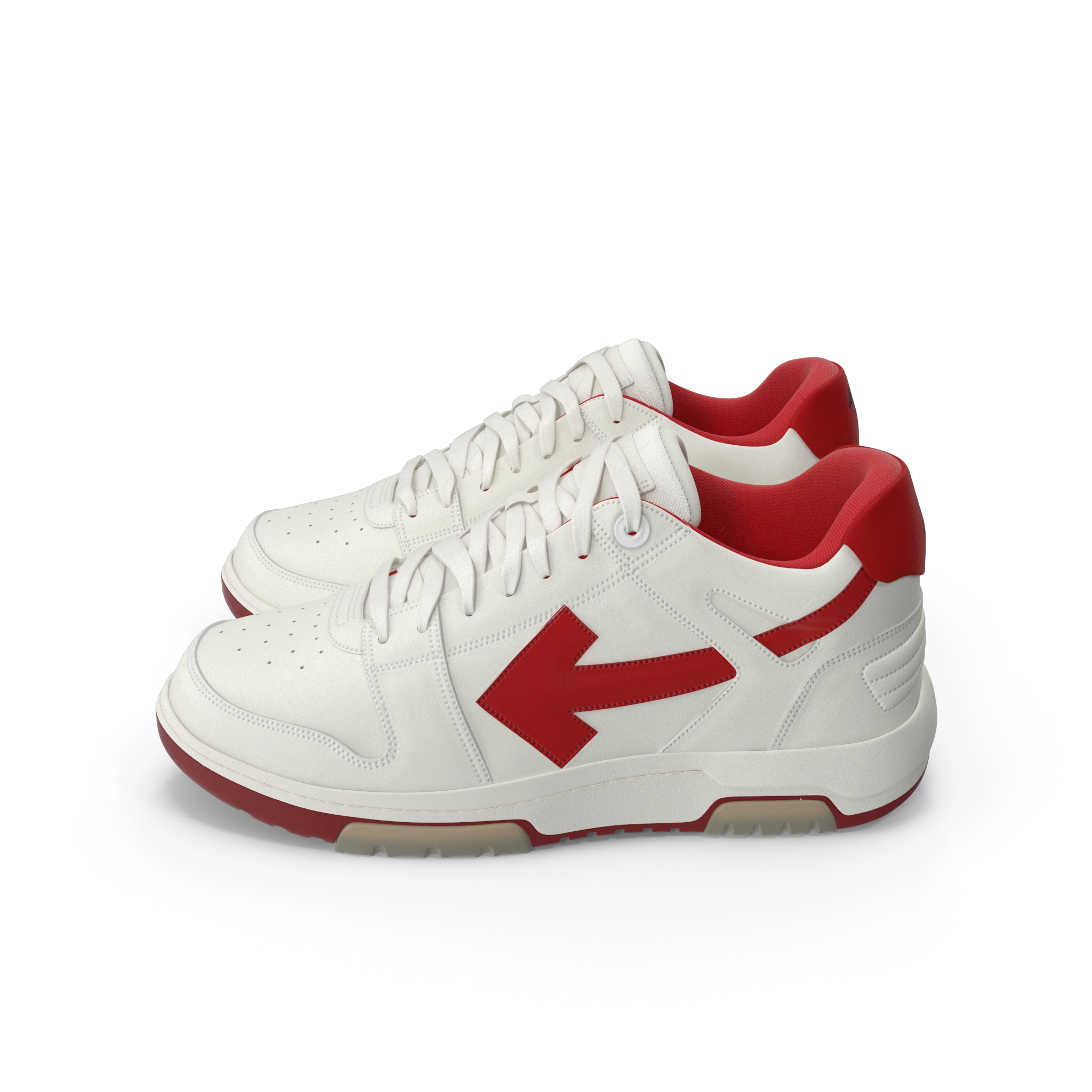 Sports Sneakers Off White Red 2