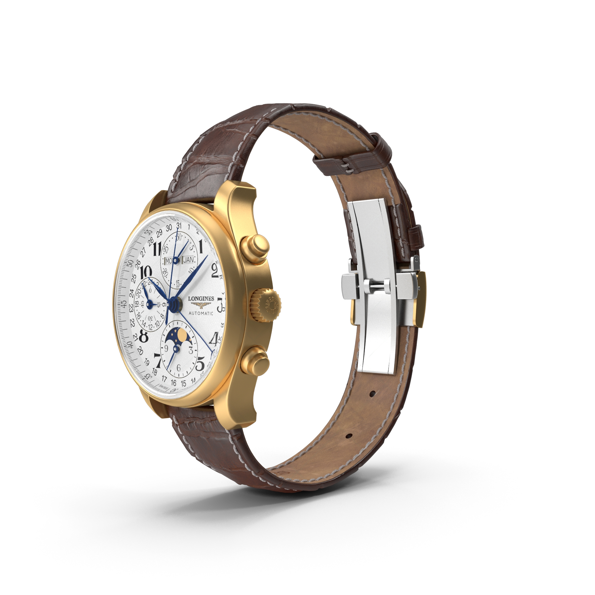 Brown Leather Belt Watch 2