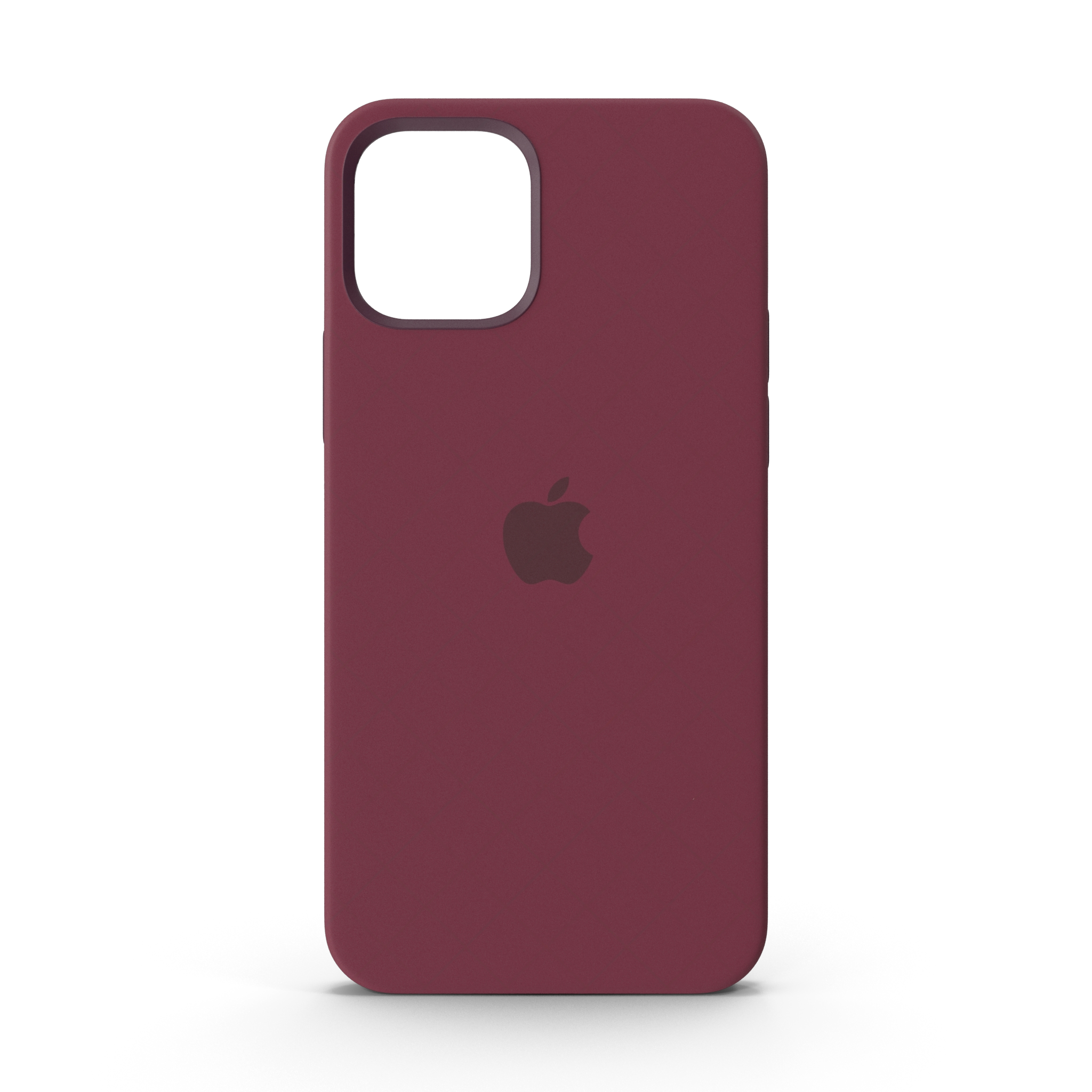 iPhone 12 Silicone Case with MagSafe Plum