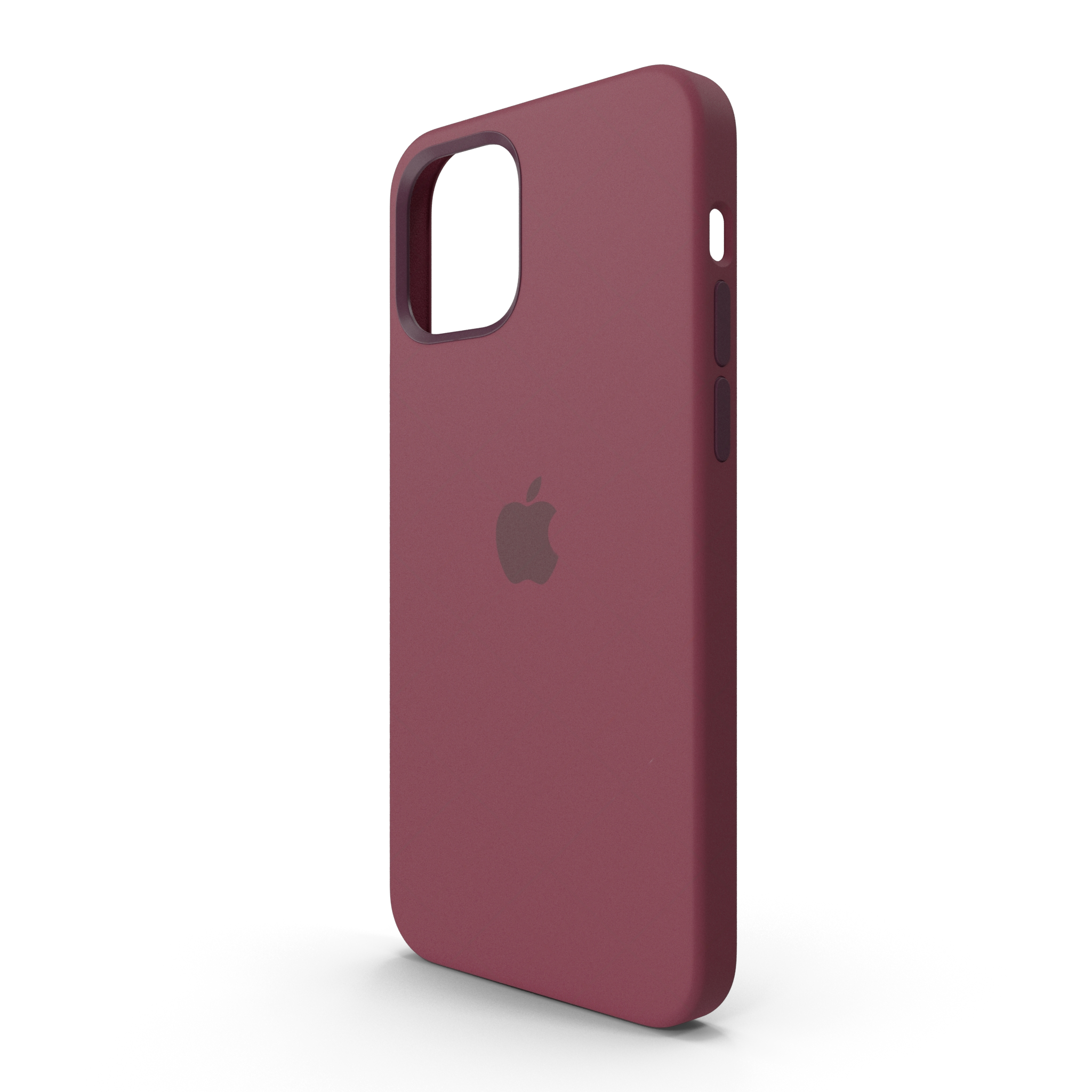 iPhone 12 Silicone Case with MagSafe Plum 2