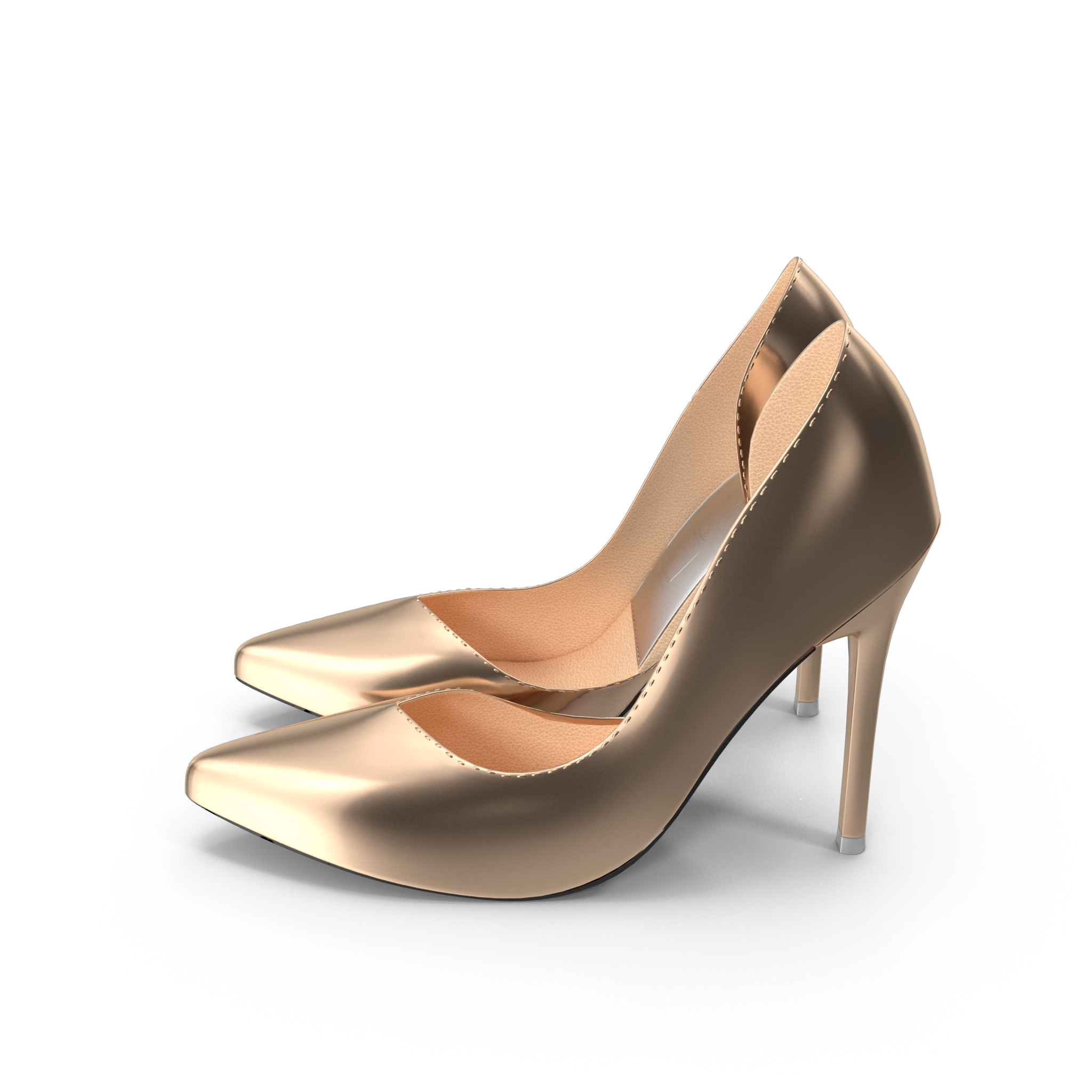 Golden Shoes Woman 2